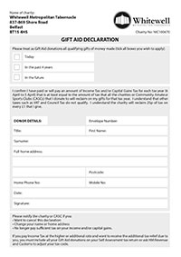 Gift Aid Declaration Pic