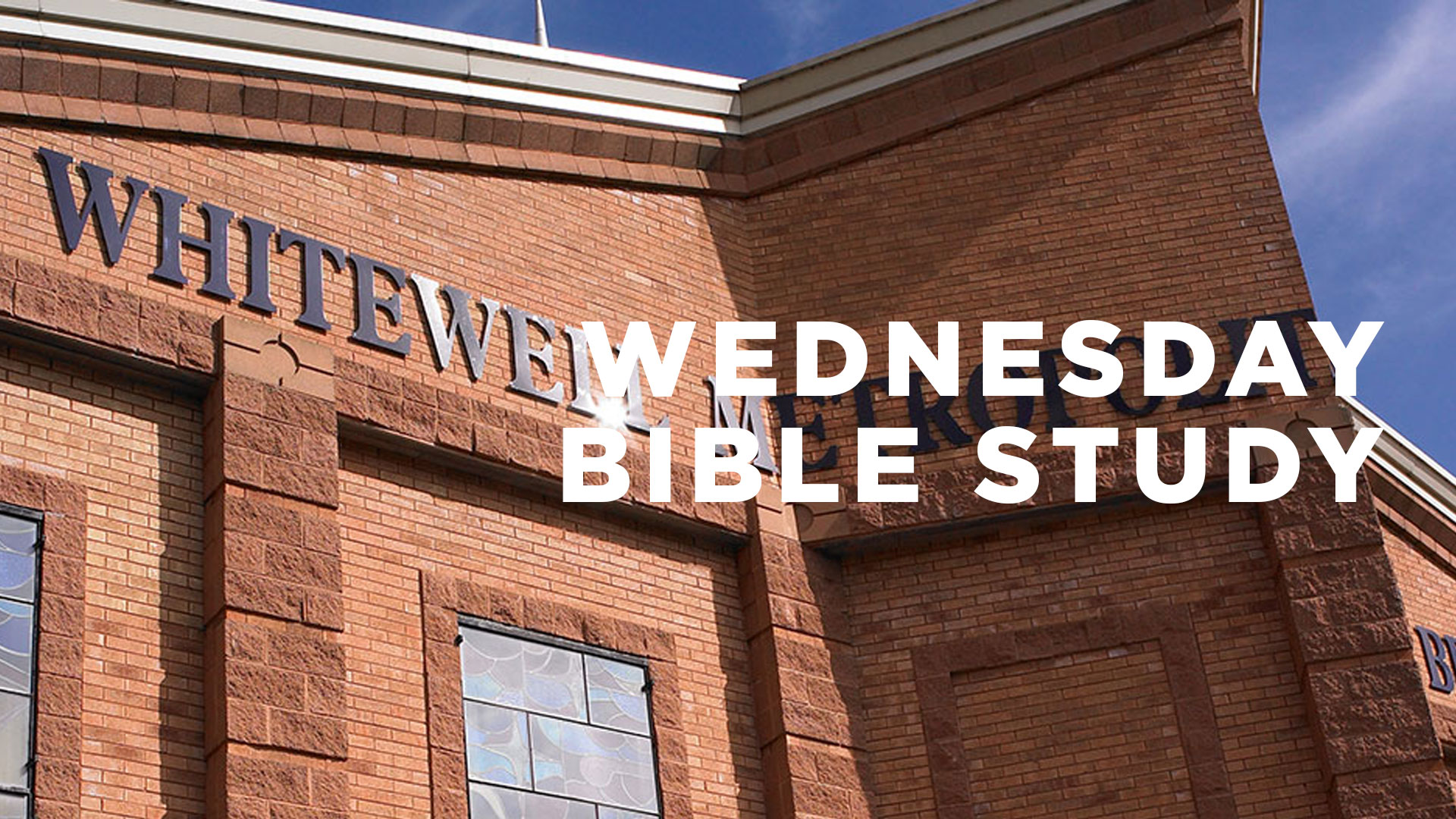 Wednesday Night Bible Study with Pastor Frankie Weir 